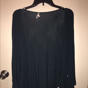 Women’s dark green cardigan